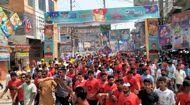 মিছিলের নগরীতে পরিণত ময়মনসিংহ, ১০ লাখ লোক সমাগমের আশা