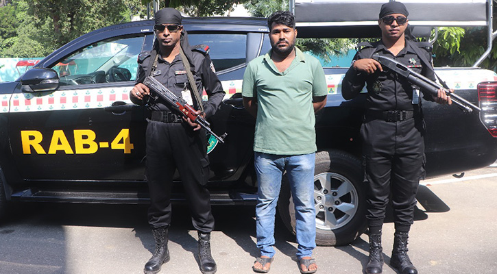 রোববার র‍্যাবের হাতে গ্রেপ্তার ২৫, মোট ৫২২