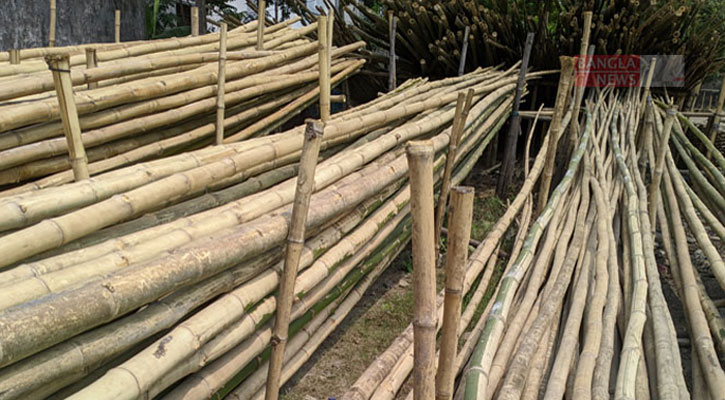 সপ্তাহে ৩ লাখ টাকার বাঁশ বিক্রি হয় মৌলভীবাজারে 