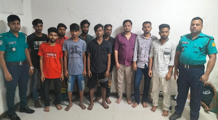 মোহাম্মদপুরে বিভিন্ন অপরাধে গ্রেপ্তার ১১